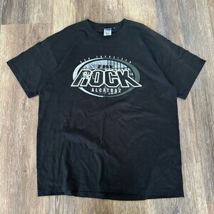 Vintage Sherry's Black The Rock Alcatraz Prison Destination T-Shirt Cool 90s Y2k